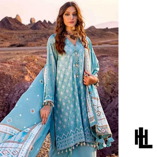 GUL AHMED SUMMER LAWN 3PCS