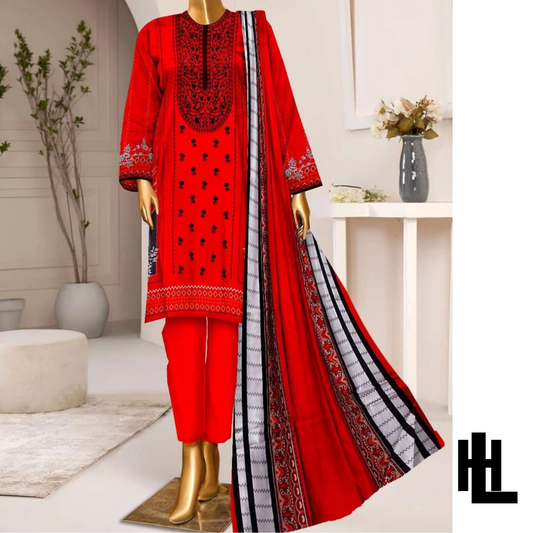 GUL AHMED SUMMER LAWN 3PCS